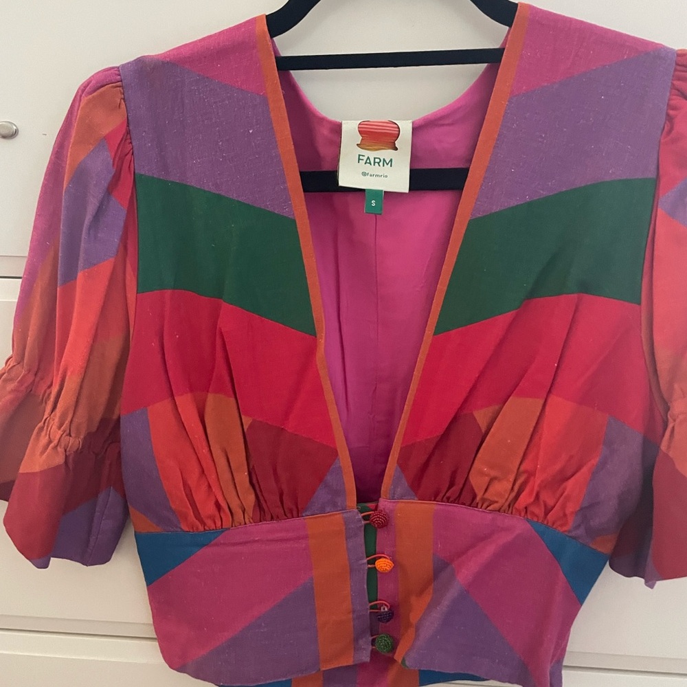 FARM RIO Amanda Stripes Top
